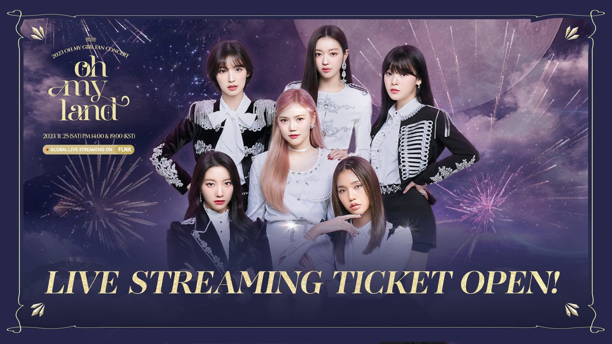 bstageplus's tweet photo. [📢]

𝟐𝟎𝟐𝟑 𝐎𝐇 𝐌𝐘 𝐆𝐈𝐑𝐋 𝐅𝐀𝐍 𝐂𝐎𝐍𝐂𝐄𝐑𝐓 ［𝐎𝐇 𝐌𝐘 𝐋𝐀𝐍𝐃］
𝐆𝐥𝐨𝐛𝐚𝐥 𝐎𝐧𝐥𝐢𝐧𝐞 𝐒𝐭𝐫𝐞𝐚𝐦𝐢𝐧𝐠 𝐨𝐧 𝐅𝐋𝐍𝐊!

Live ticket sales are now open👑
오마이걸 데뷔 후 첫 팬콘🥹
미라클! 온라인에서도 함께할 준비 됐나요?

▶ 2023. 11. 25 (Sat) 2PM/7PM KST
PART 1 🔗 https://t.co/0cAVKAjEJ5
PART 2 🔗 https://t.co/O9amGwwe0u

#오마이걸 #OHMYGIRL
#OHMYLAND #ONLINE #Streaming #FLNK