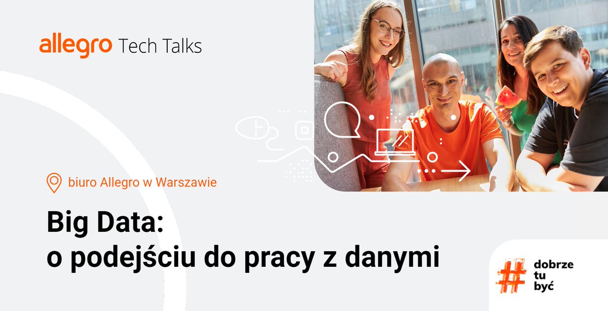 allegrotech's tweet image. Join us during #39 event from the #AllegroTechTalk series. This time we will share with you approaches that can change... your approach to working with data. 🧠
Check the meeting details at: app.evenea.pl/event/allegro-…