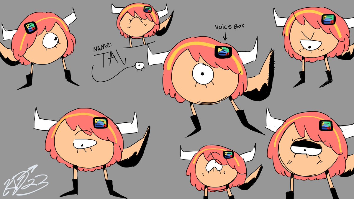KINGIOOF's tweet photo. I love doing her expressions She Has a lot of faces she can make you would be surprised. #weirdtale #characterdesign https://t.co/xOVkYNr1mu