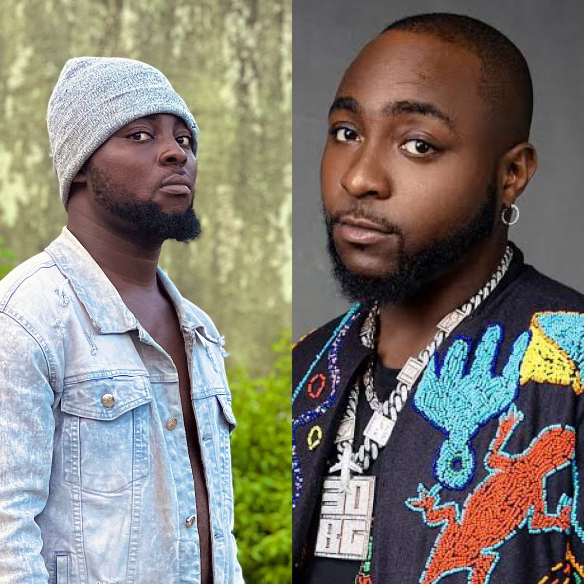 Happy birthday to my look alike davido
Haters will say we no resemble 😒