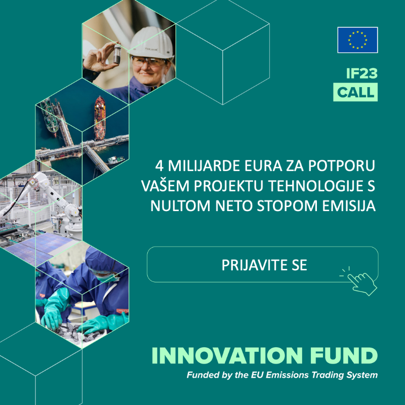 EK_Hrvatska's tweet photo. 📢 Otvorene su prijave za informativni dan #IF23Call!
Do 4 milijarde eura dostupno je za potporu inovativnoj #cleantech.
🗓️ 7. prosinca u 10:00 CET
📍Online
@cinea_eu #InnovationFund