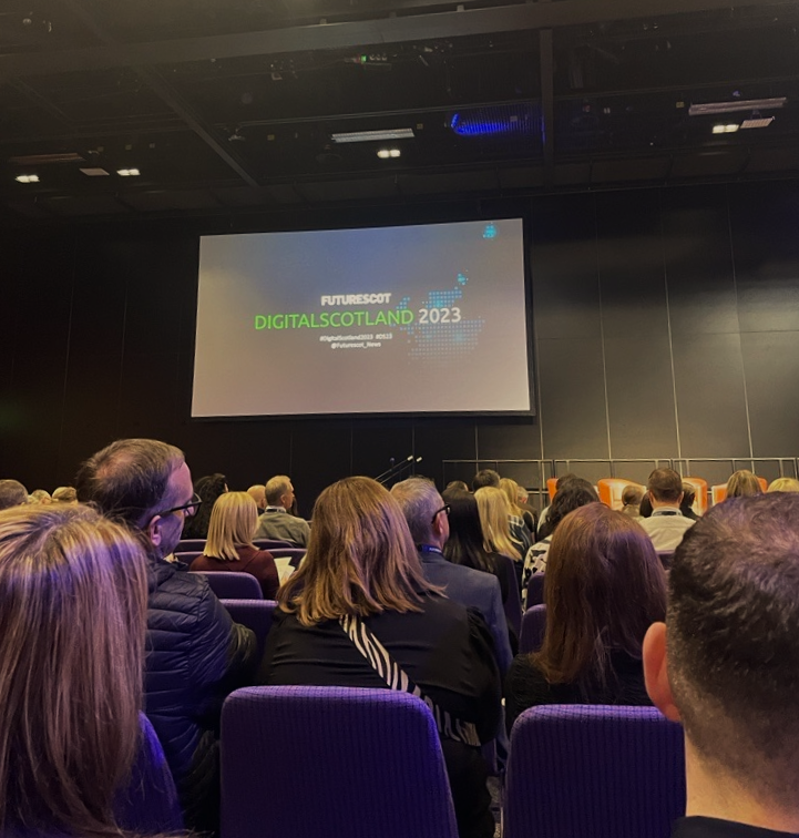 bgateway's tweet photo. It's great to be back at DigitalScotland 2023!   

We're looking forward to the fantastic line-up of speakers, covering topics such as service design, ethics in AI, the internet of things, cybersecurity, 5G and much more 💡

#DS23 #DigitalScotland2023 @Futurescot_News https://t.co/txTZblHU5z