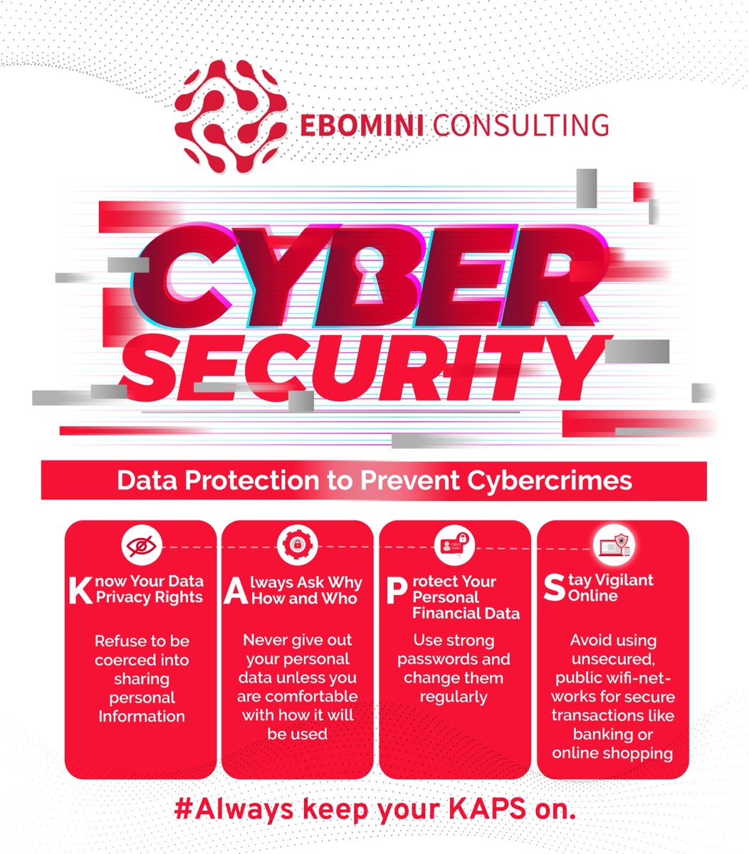 DataActEswatini's tweet image. You have rights. Know your rights and be safe!
#datasubject
#datasubjectrights
#dataprotection 
#Cybercrime
#cybersecurity