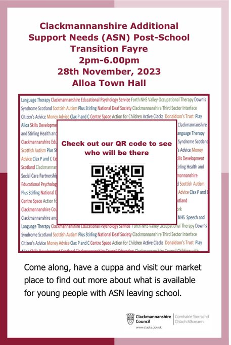 ClacksASN's tweet photo. One week to go! Looking forward to seeing everyone at Alloa Town Hall next Tuesday. https://t.co/6ptuJ3n25w