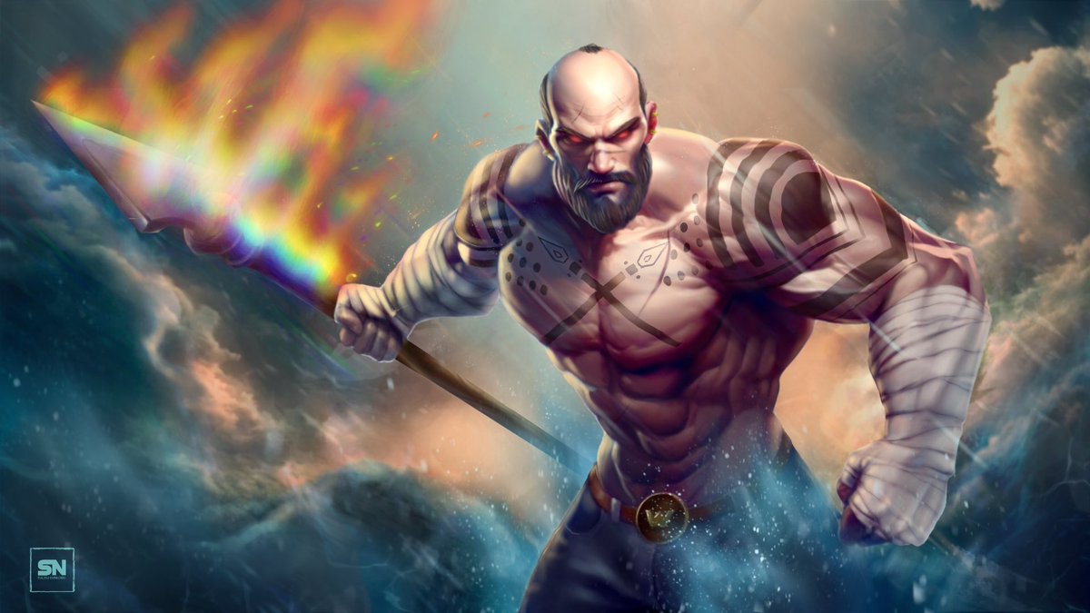 Sushinobi_nft's tweet photo. Just finished this Ranvir splash art for @BFGiostone ! This was allot of fun to do! https://t.co/Hid5HTG4FR