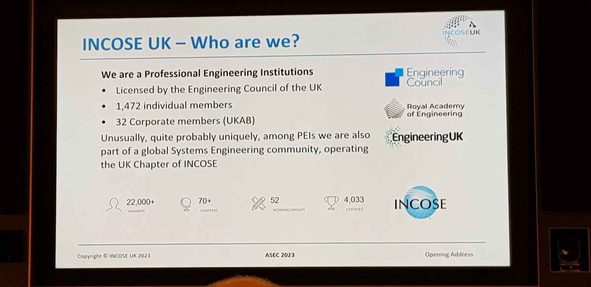 julianfej's tweet image. Attending @incoseuk #ASEC conference.