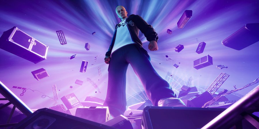 Eminem pourrait figurer dans l’événement The Big Bang de Fortnite le mois prochain