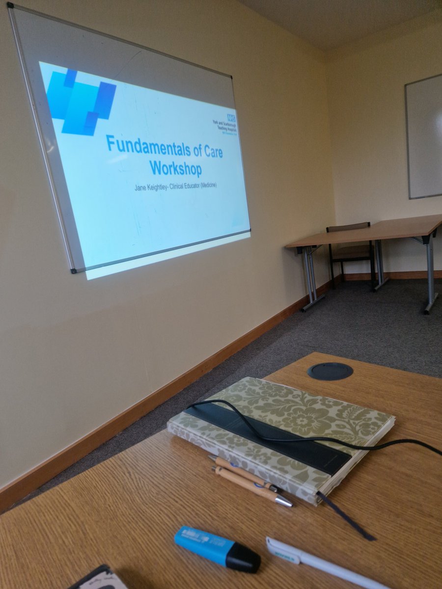 Ready to deliver the fundamentals of care workshop, a refresher on how to deliver the best  personalised patient care @YSTeachingNHS #PatientCare #yearofexcellence