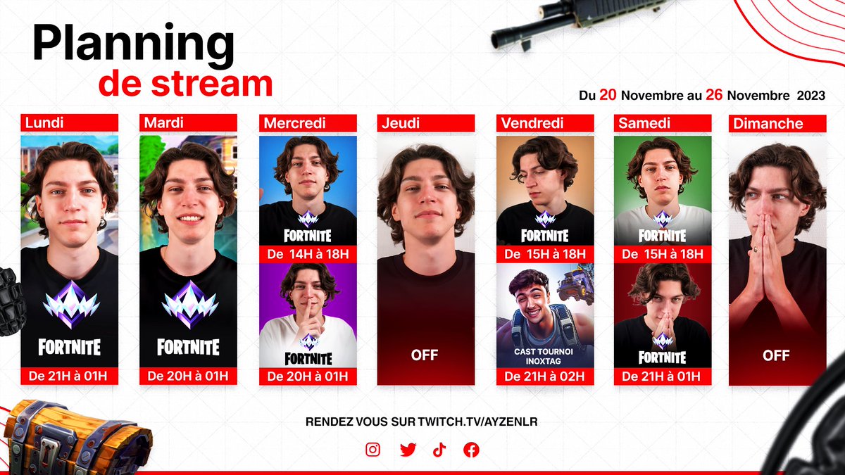 LE RETOUR DU PLANNING ! 🥳