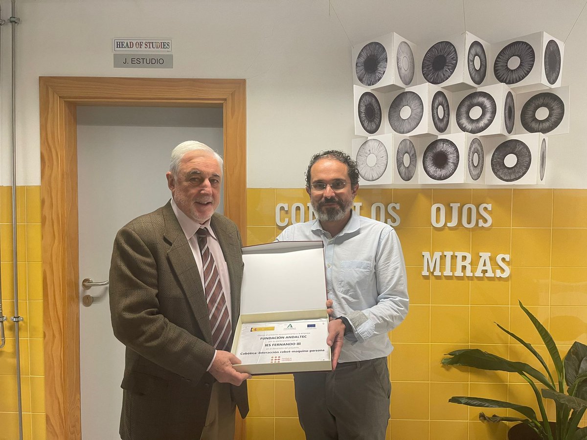 andaltec's tweet photo. ➡ @andaltec ha participado en una mesa redonda dentro de la jornada de presentación del estudio de necesidades formativas del sector industrial, celebrada en el @IESFernandoIII de Martos

#Empresas #Innovación #Industria https://t.co/DXfvpNMddC