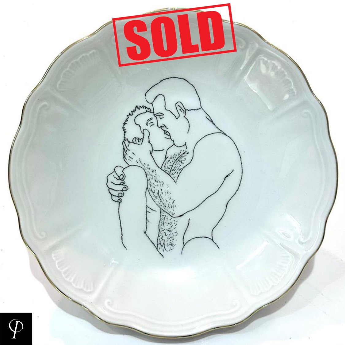 PanHomo's tweet photo. #sold
The perfect #gaygift ๐ณ๏ธโ๐
A porcelain #gayart plate by Israeli gay artist Omri Danino just found a new home in Tel Aviv. Danino's unique technique includes carving the plates with a Dremel drill, so these are totally usable.
Limited Xplicit collection on our site
#homoart https://t.co/onwIPFxdIL