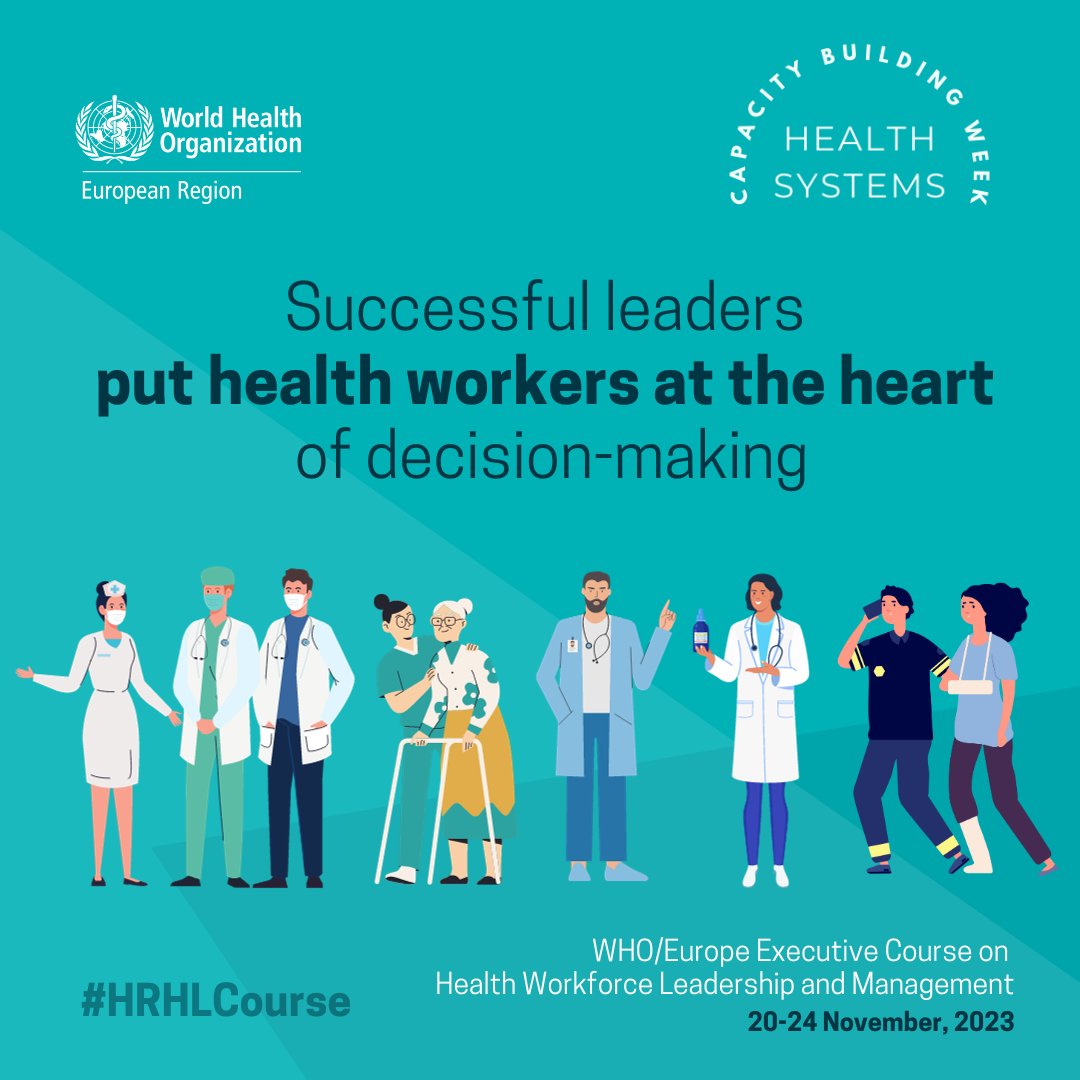 WHO_Europe's tweet photo. No. 4⃣ #healthworkers in particular need to be involved in decision-making

#HRHLCourse #HCW #humanresources #BuildCapacity4Health https://t.co/NUKMXRuLAO