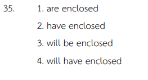 Kru_POhm's tweet image. 🎯4. เสร็จแล้วจะเหลือเวลาประมาน 20-30 นาที
วนกลับมา #TextCompletion 15 ข้อ เวลาเหลือๆ
.
พี่เน้นทำข้อที่ “ชอยส์” หน้าตาแบบนี้
เรียกว่า “Grammar/Structure”
.
แค่แยกว่าโจทย์ต้องการ
Active/Passive, Tenses, V.แท้-ช่วย
ก็ฟันประมาน 3-4 ข้อ