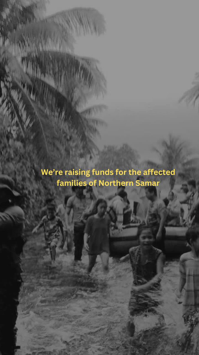 jinkyeah's tweet photo. Following the floods in multiple areas of Northern Samar, numerous families have been severely affected. 

GUGMA SA NORTE: A fundraising
GCash: 09974776612 (Darrel C. Tibre)

Please help us spread the word. #NorthernSamarNeedsHelp https://t.co/fOXrLUUc3K