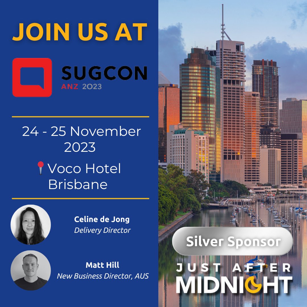 The Australian #JAMFAM is heading to #SUGCONANZ  and we're excited to be a Silver Sponsor!

Matt and Celine will be at the stand ready to chat about how we provide our Sitecore partners and global clients with our world-class 24/7 support.

#sugcon #sitecore #sitecorepartner