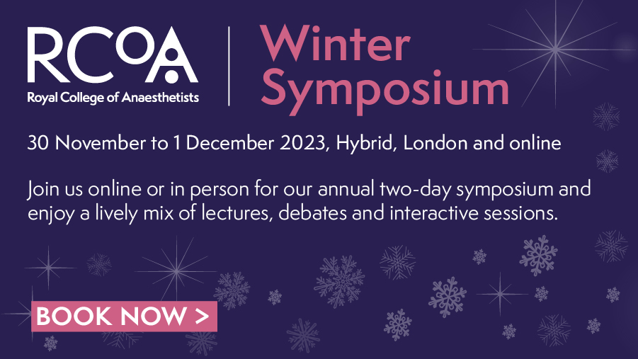 Royal College of Anaesthetists tweet media