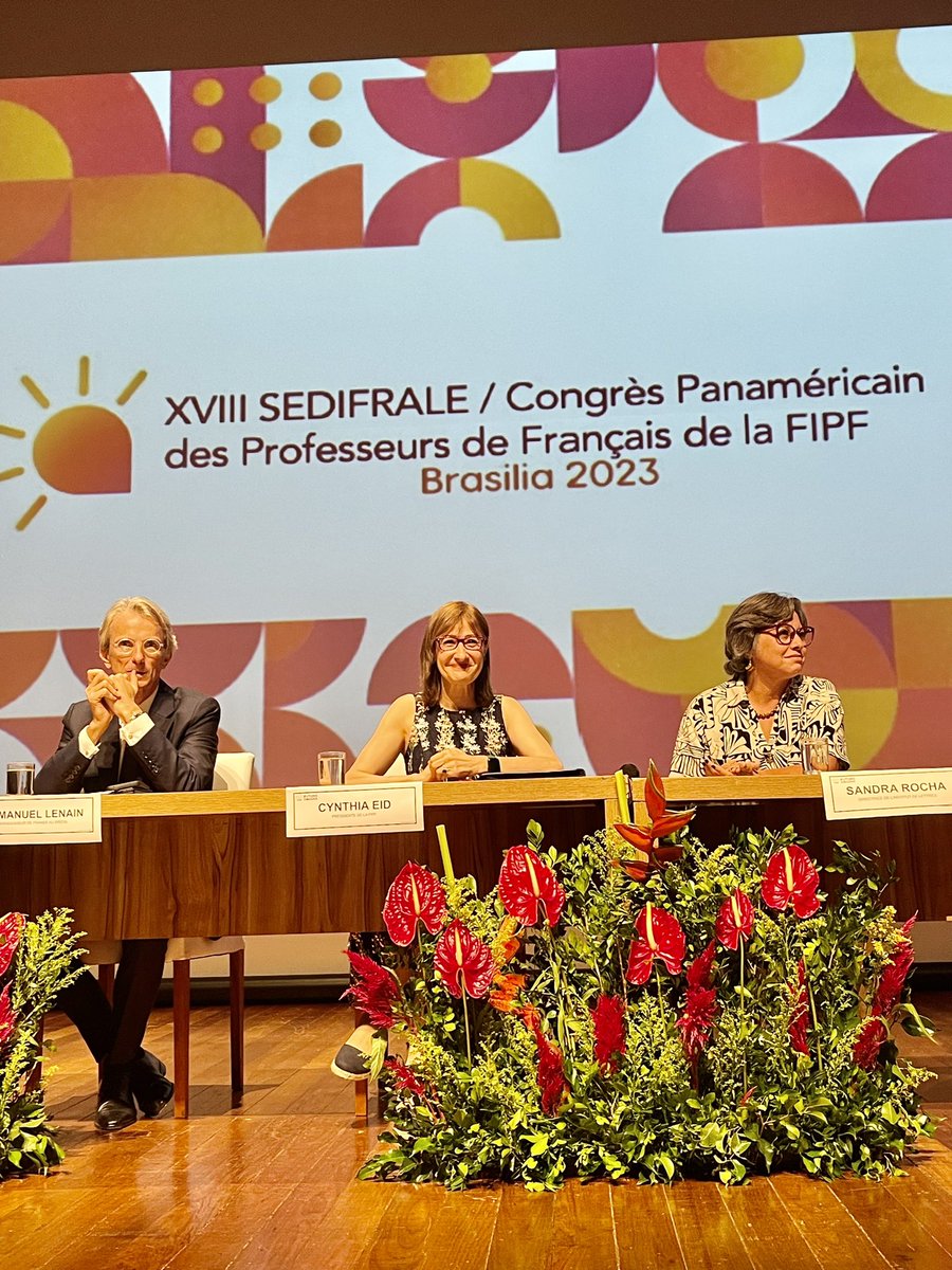 LLDoell's tweet photo. Et ça commence! Congrès panaméricain de la FIPF (#COPALC/ #CAN) #brasilia #SEDIFRALE2023 https://t.co/e8KrmgPLoK