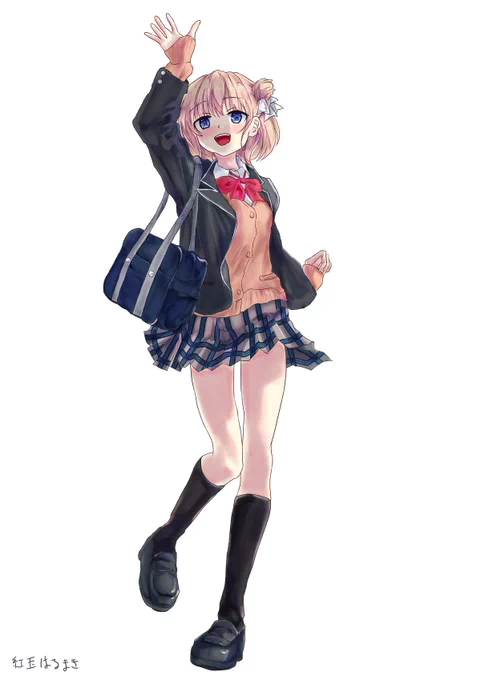 うちの子、お団子ちゃんこと妙義藍の立ち絵 