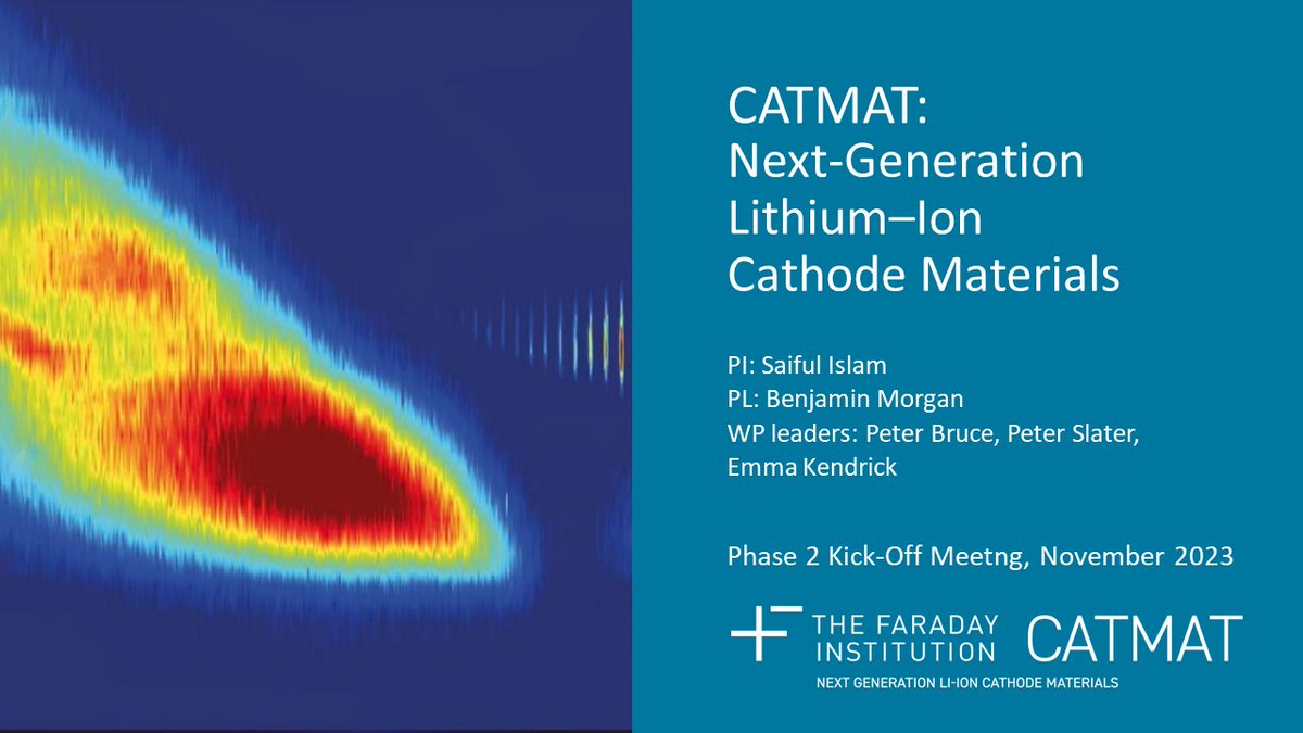 CATMAT-Faraday Institution Cathodes Project tweet media