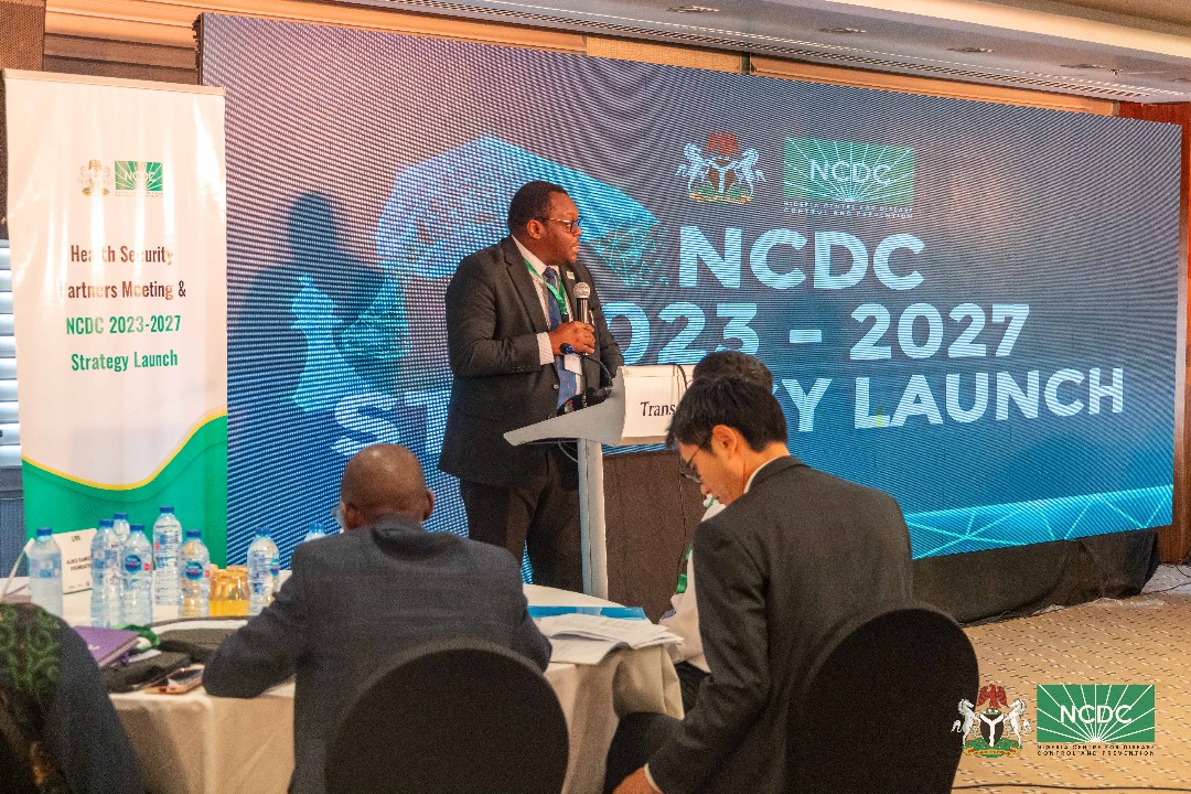 NCDCgov's tweet photo. @IfedayoTiffy “This gathering has become a significant way in our ongoing efforts to collaborate and engage with partners, where we aim to forge closer ties and synchronize our priorities”- @IfedayoTiffy, DG @NCDCgov, opening remarks
#NCDCStrategy #IamHealthSecurity #Vision2Action https://t.co/QKIWygKr2g