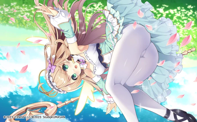 【お仕事告知】 DMMGAMES クリエイティブチームくまさん『ティンクルスターナイツ』にて 「[自称隠れ天使]ルリエル」を担当させて頂きました  原作コラボ衣装での登場です、どうぞよろしくお願い致します!  #ティンクルスターナイツ #クルスタ 