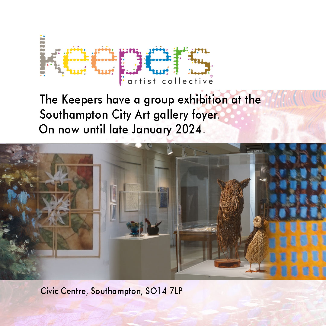 KeepersArtists's tweet photo. Our works are on display at the City gallery until the end of January! #thekeepersartists @SotonEvents @CultureSouth https://t.co/SIe2BoEJXK