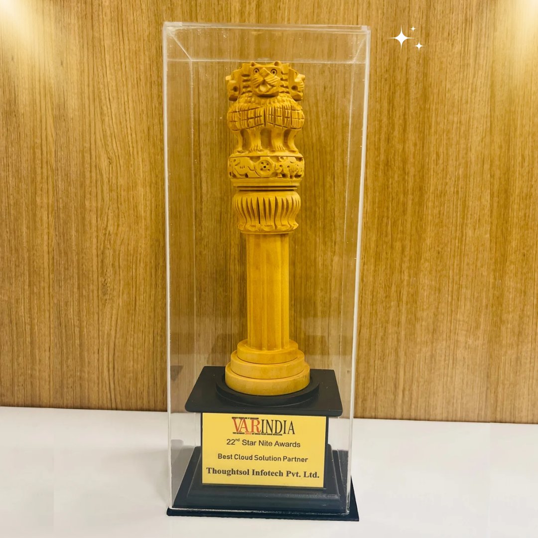 ThoughtSolIndia's tweet photo. ThoughtSol is thrilled to announce that we have been awarded by #VARINDIA in the prestigious Best Cloud Solution Partner category at the Annual Star Nite Awards 2023!
#ThoughtSol #anotherone #Awards #VarIndial #bestcloudsolutionpartner https://t.co/IO7ZSuG010
