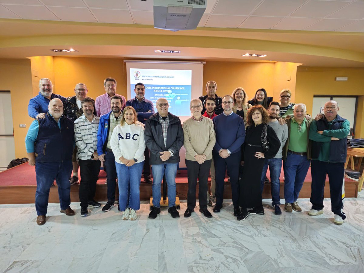 rfedeto's tweet photo. Hoy termina el Curso Internacional de Árbitros de Rifle y Pistola de la @issf_official , celebrado en el Cear Juan Carlos I (Las Gabias - Granada)
¡Gracias a todos por asistir!
#rfedeto #tiroolimpico #issfshooting #curso #arbitro https://t.co/WB8YBKGLU0