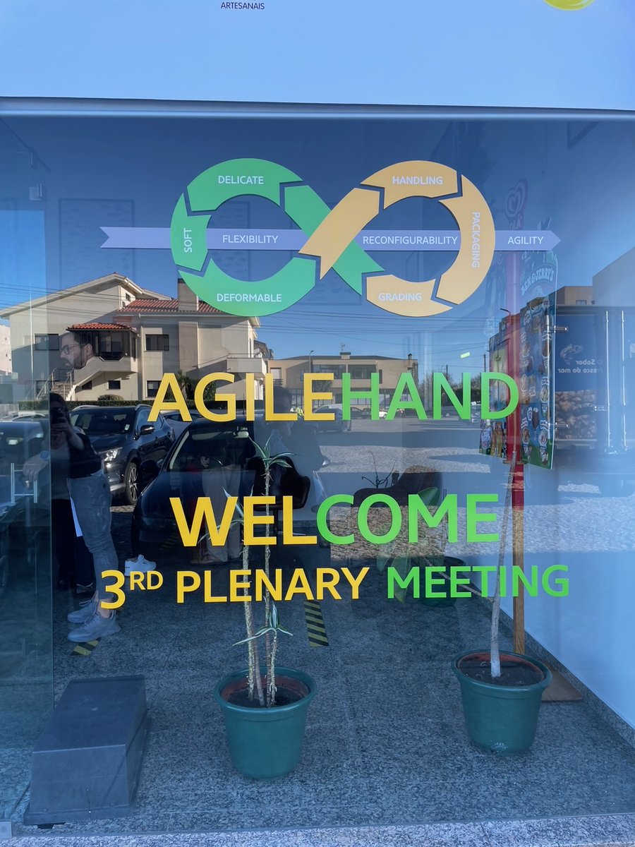 AgileHand_'s tweet image. Beginning of our 3rd plenary meeting in Vila do Conde hosted by our partner #PRODUMAR. Thank you to the local team for the warm welcome!
Learn more about our project at: agilehand.eu