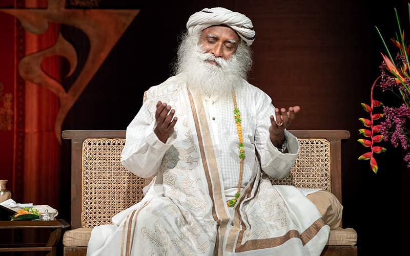 Meditation means to be able to create any experience you wish, regardless of external situations. Sitting here, you can make your own chemistry Blissful. #SadhguruQuotes #InnerEngineering #7StepsToMentalHealth