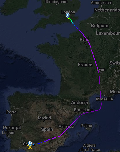 Arnitekk12_'s tweet photo. Ayer tuvimos otra jornada de huelga de ATC's en Francia.. y como de costumbre, tuvimos que sacrificar algun kilillo mas de combustible 🥲😵‍💫✈️ https://t.co/W3OTyr6gxW