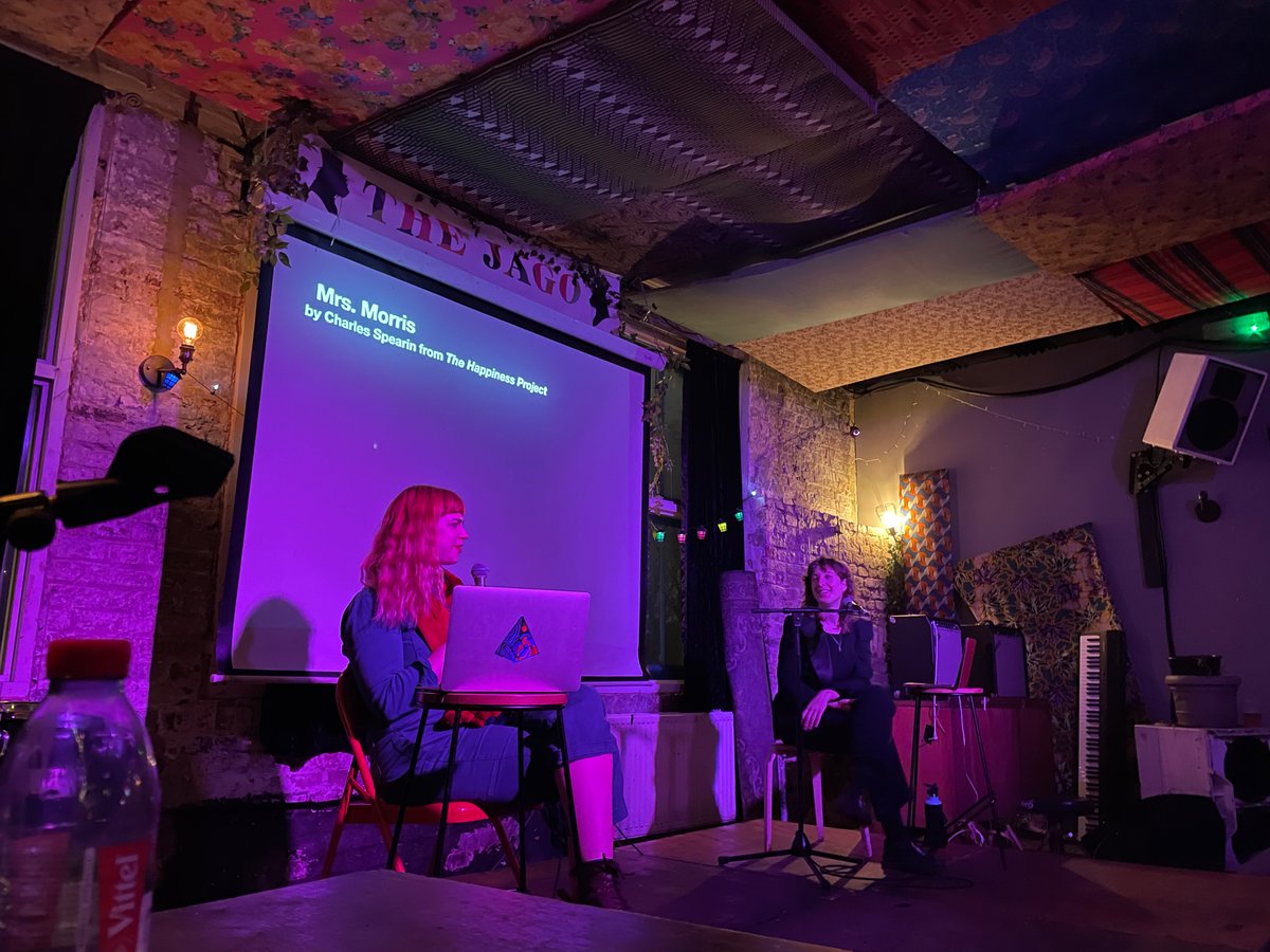 Wow this was so much fun. Thanks to @InTheDarkRadio and @taliaaugustidis for hosting, and my partner in crime @ChristinaHardi_ for a beautiful and hopefully provocative night of reflecting about what we want documentary to be *for* ~ setlist dropping soon!