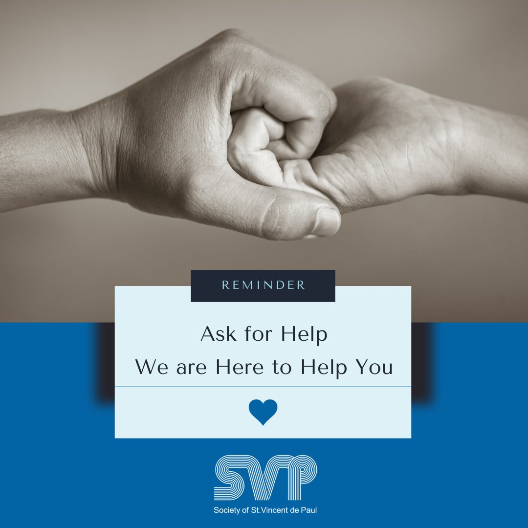 SVP_Ireland's tweet image. We are here to help you in whatever way we can. Our members are there to listen and offer support to you at a time of difficulty. Please fill out the form on this link and someone will be in contact: svp.ie/requesthelp
#support #requesthelp #helping #helpinghands