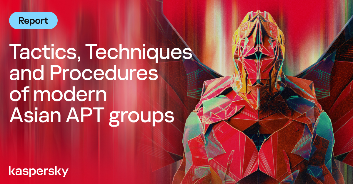 kaspersky's tweet photo. APT groups in Asia attack the greatest number of countries and industries.  Learn about this and more in our latest report, where we share the most valuable intelligence we've gathered on Asian APT groups ⇒ https://t.co/WBACxyytbG
#Cybersecurity #Threatintelligence #APTgroups https://t.co/FyaHPHWt5n