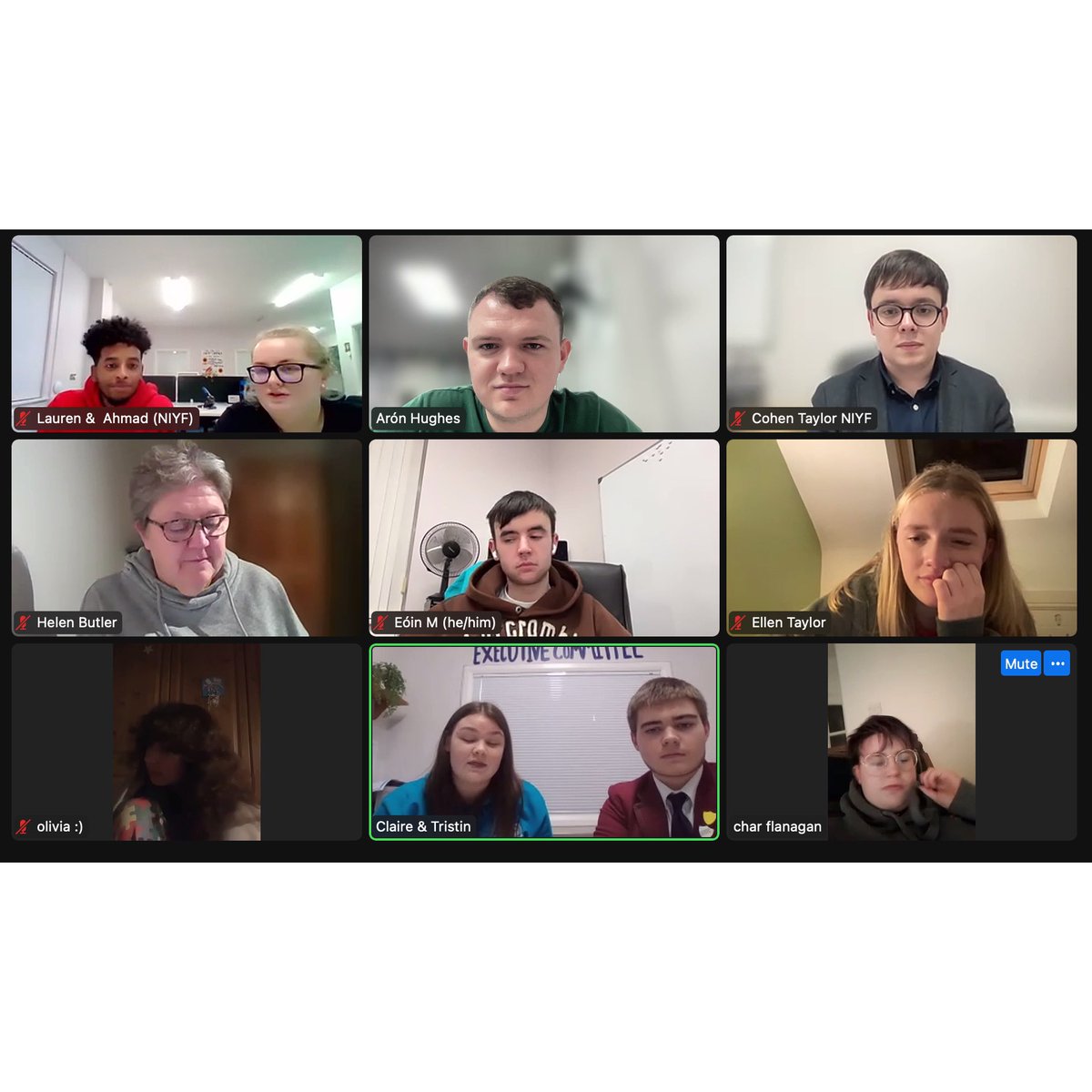 NI Youth Forum (@niyf) on Twitter photo 🗣️ North South Youth Forum📣
Last night some of our North South Youth Forum partners and young people came together online to do some team building, learning about each others communities and looking at next steps🧩🙌⏭️
<a href="/dfatirl/">Irish Foreign Ministry</a> <a href="/WorkLouth/">Youth Work Ireland Louth</a> <a href="/ywigalway/">Youth Work Galway</a> <a href="/BRYRBallymun/">BRYR</a> 🗣️ North South Youth Forum📣
Last night some of our North South Youth Forum partners and young people came together online to do some team building, learning about each others communities and looking at next steps🧩🙌⏭️
<a href="/dfatirl/">Irish Foreign Ministry</a> <a href="/WorkLouth/">Youth Work Ireland Louth</a> <a href="/ywigalway/">Youth Work Galway</a> <a href="/BRYRBallymun/">BRYR</a>