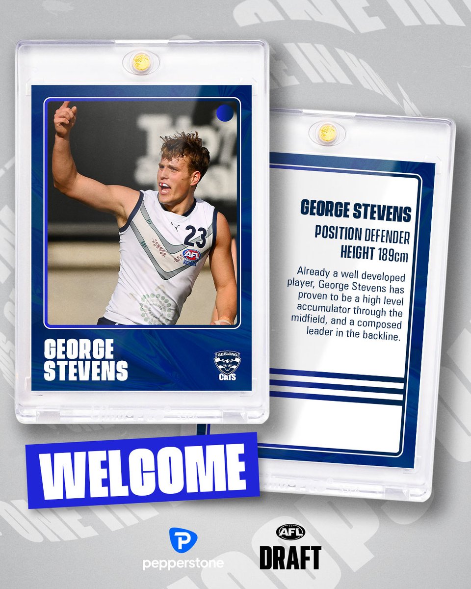 GeelongCats's tweet photo. George of the Cattery 🌳 At pick No.58, George Stevens is heading to GMHBA! 

#OneInHoops | @PepperstoneFX https://t.co/Lmmmaj0k9a