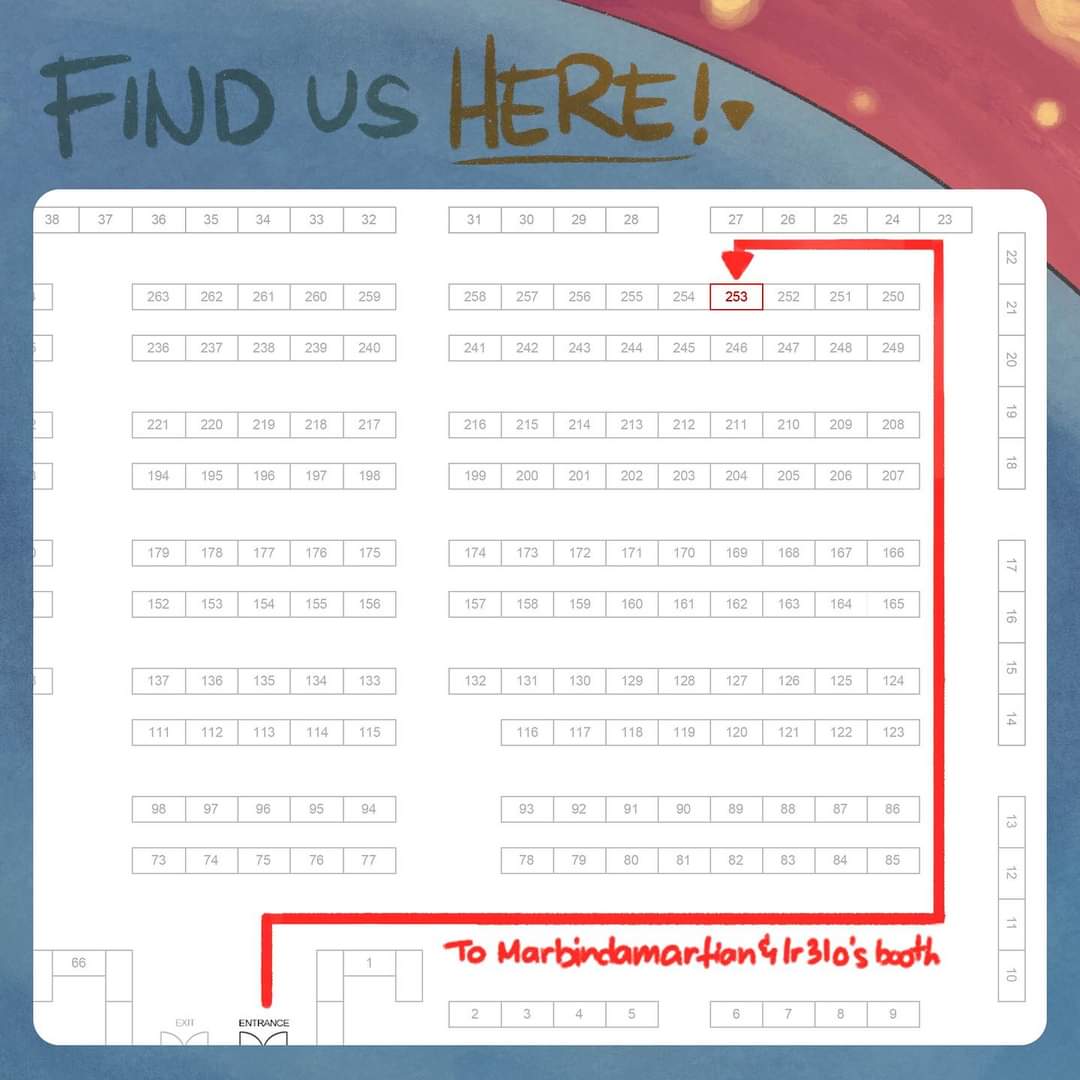 🚀DaMartian has landed 🚀

Its my FIRST time to sell at <a href="/KomiketPH/">KOMIKET</a> 🙏🌲
🎄Table 253 with @lr31oart
📍Nov 25- 26, 2023
🛸SM Megamall Megatrade Hall 2
🎁 100 petots entrance fee!! 

Will post my catalogue tom! 😁
SEE YOU THEREEE!!!
#komiket #paskomiket2023 #marbindamartian