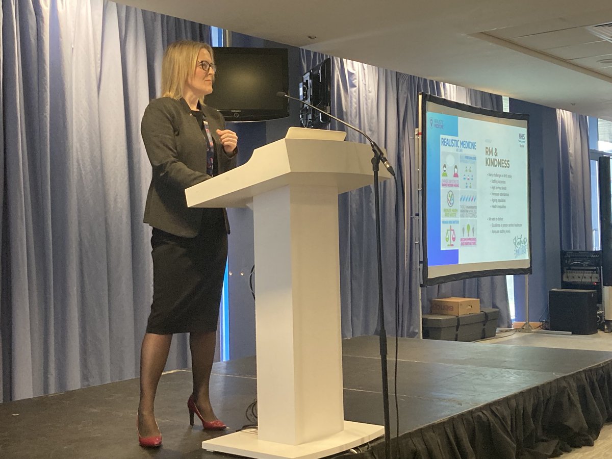 ⁦<a href="/NHSTayside/">NHS Tayside</a>⁩ @RCMScotland ⁦<a href="/lesharkey1/">Lesley</a>⁩ Dr Monica Doyle presenting on why kindness matters ❤️❤️