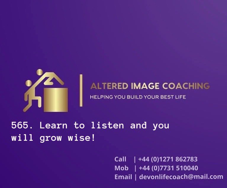 Day 565 of “A Journey Into Self Discovery” - a series of hints and tips to help you lead a better life.