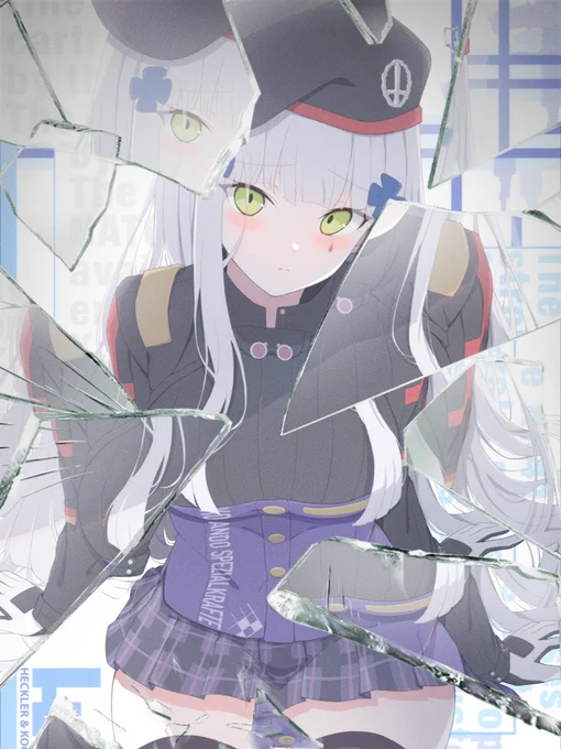 HK416ガラスエフェクト。 #ドルフロ #GirlsFrontline