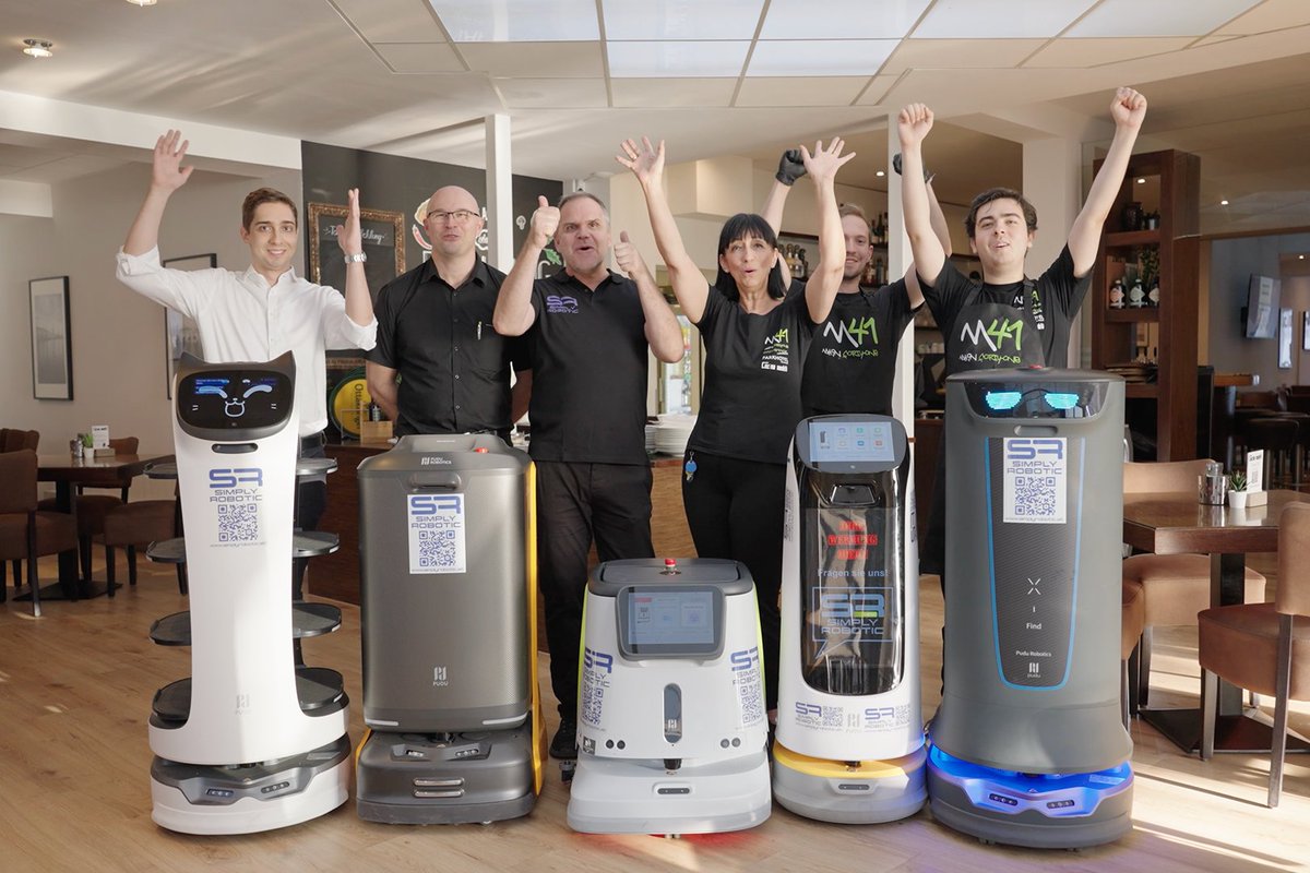 PuduRobotics's tweet photo. Swipe to see our top five robots in action at Parkhotel in Austria. Remember the video we shared last week? These snapshots capture those memorable moments! 🏨
Check out our full video 👉https://t.co/uKKG7G368E
#Robotics #Hotel #BellaBot #FlashBot #PUDUCC1 #KettyBot #HolaBot https://t.co/qijpU48HYQ