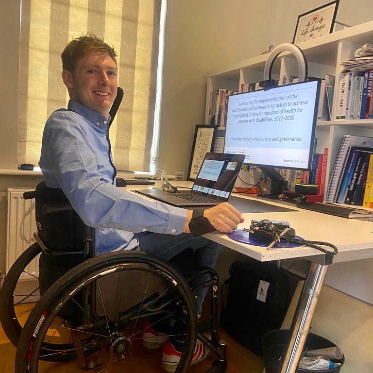 Advancing implementation of <a href="/WHO_Europe/">WHO/Europe</a> framework for action to achieve highest attainable standard of health for persons with disabilities 2022-30. Disability inclusive leadership &amp; governance is an essential part of inclusive, health systems &amp; high standards of health outcomes.