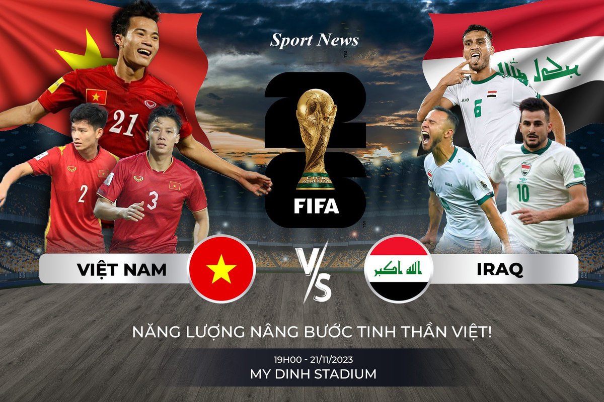 Mọi người hãy cổ vũ cho đội tuyển Việt Nam với IRAQ vào 19h tối nay tại sân vận động Mỹ Đình ngày 21/11/2023 nhé ạ
#sports #Vietnam #FIFAWWC #BeyondGreatness
