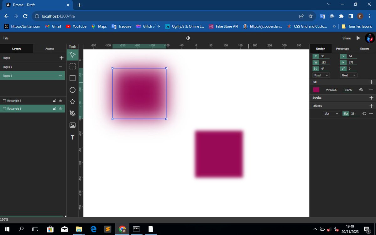 DawaiBoubakari's tweet image. Another step ! 
Blur effect.
#CaParleDev #FrontEnd #Frontentdev #Designers #design #buildinpublic