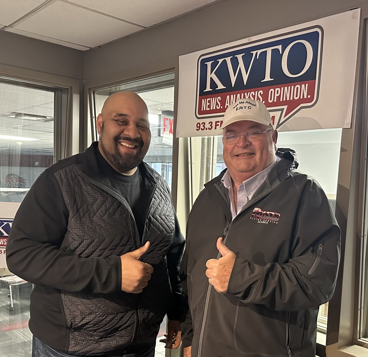 auctnr1's tweet photo. Thanks to Pastor Alex Bryant for inviting me to Co-Host #WakeUpSpringfield with him, Sassity Bowen-Anderson and Don and Chris Louzader on @933KWTO - 3 1/2 hours seemed like 12 hours putting up with Alex. 🤠 https://t.co/wP0MPYaYdh