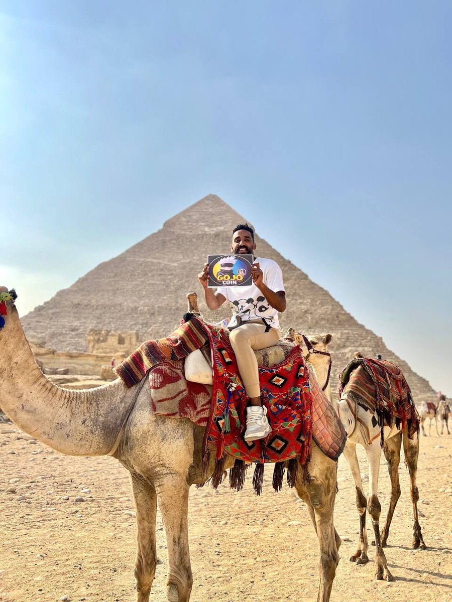 GojoCoin_Global's tweet photo. Our Tg callers and supporter fan travelled to Egypt/ Pyramid we appreciate the love we are growing stronger by the day.

thanks arabcalls

#BSC #1000x #GOJOCOIN https://t.co/9ppoMhbBNI