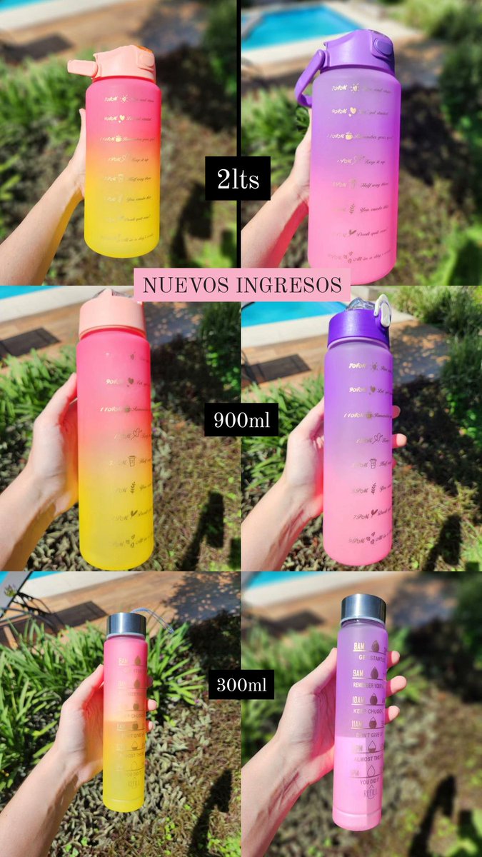 Yamisale2's tweet photo. MUNDO TW! LES DEJO ESTAS HERMOSAS BOTELLAS PARA ACOMPAÑAR ESTOS DIAS DE CALOR 🫨
🤩CUALQUIER COSITA ME ESCRIBEN. 

ME AYUDAN RT🙏🏻 https://t.co/EjolCNVs23