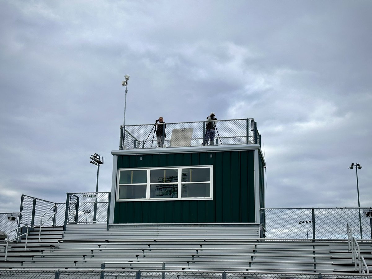 Major shoutout to the <a href="/CedarParkFB/">Cedar Park Football Booster Club</a> film crew for braving and withstanding the crazy, cold wind during practice this morning! Timberwolves are still alive in the playoffs, and that’s a beautiful sight to see. We’ll have more on <a href="/KVUE/">KVUE News</a> throughout the week! #TXHSFB