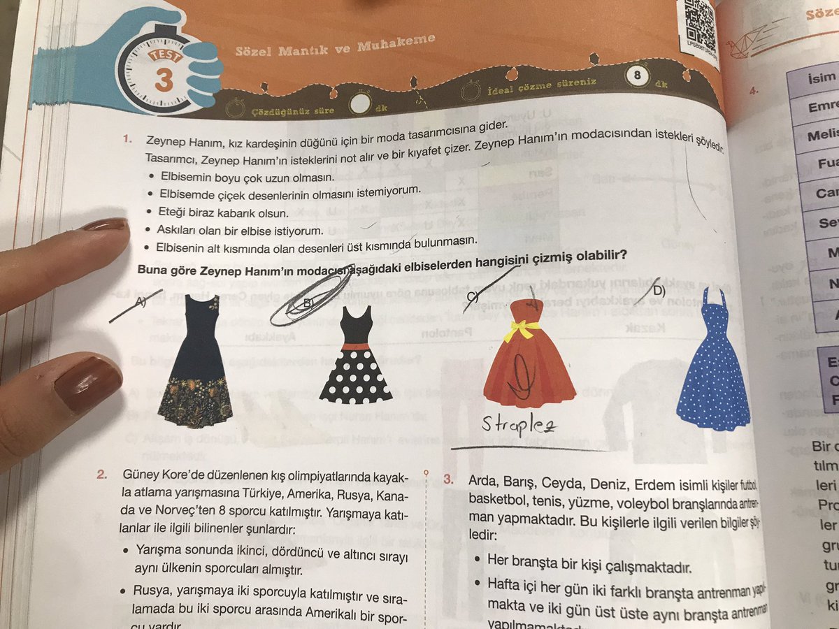 “Hocam moda sorusu getirdim kesin çok beğenirsiniz” deyip soru getiren öğrencilerim var:)