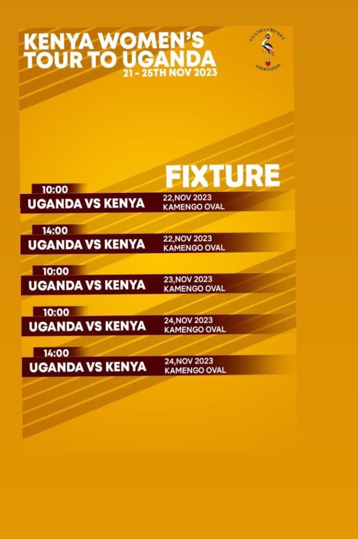 CKDirector_WC's tweet photo. All the best to our Kenya National ladies cricket team as they play 5 warm up games against the Ugandan ladies national team in preparation for the ICC Div 1 Qualifiers to be held in Entebbe, Uganda from 7 December 2023: https://t.co/ak4m0y8nfd